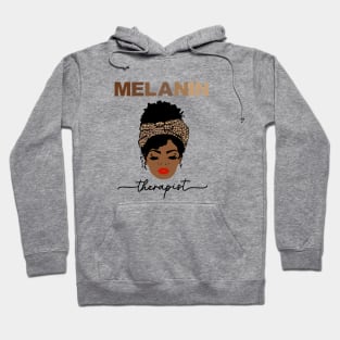 Melanin Therapist Cheetah Design Hoodie